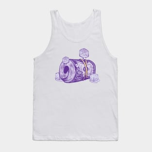 Lean spilled on the money stack Tank Top